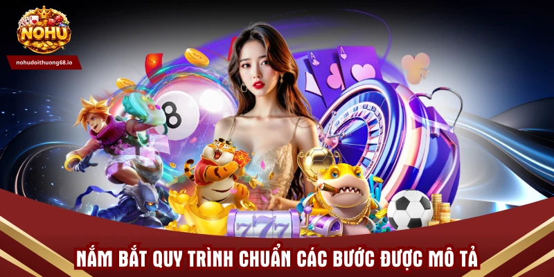 Nắm bắt quy trình chuẩn các bước được mô tả